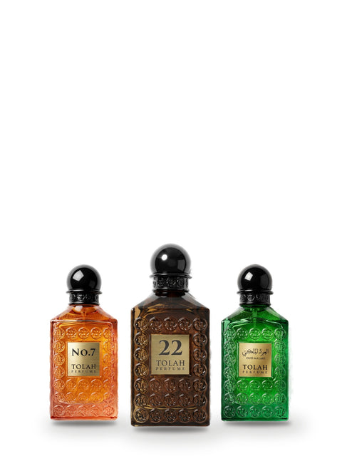 عطور تولة رقم 7 وتولة رقم 22 والعود الملكي